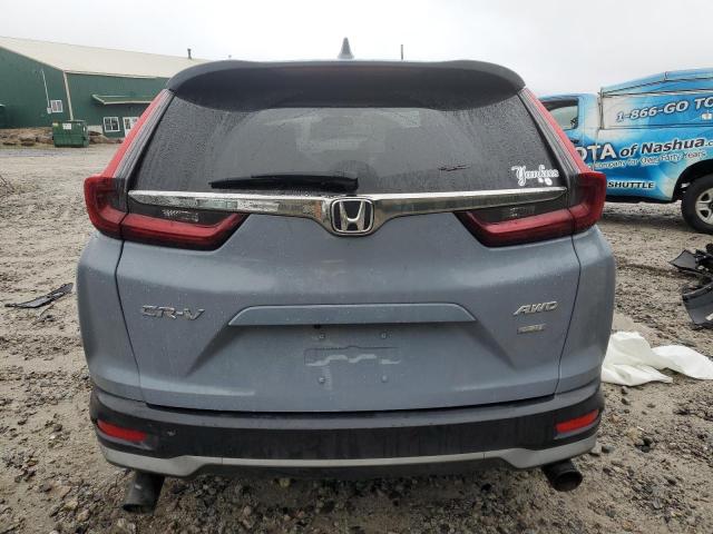 2HKRW2H59MH655686 - 2021 HONDA CR-V EX BLUE photo 6