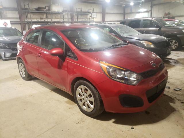 KNADM5A33D6099845 - 2013 KIA RIO LX RED photo 4