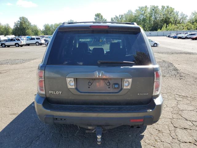 2HKYF18777H525434 - 2007 HONDA PILOT EXL GRAY photo 6