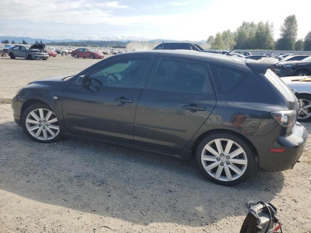 JM1BK34L381816263 - 2008 MAZDA SPEED 3 BLACK photo 2