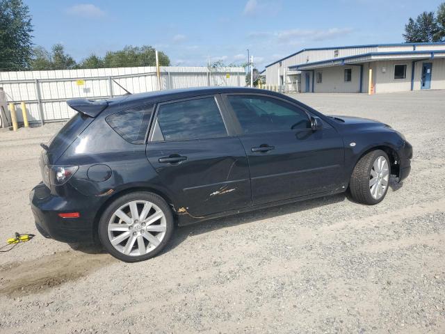 JM1BK34L381816263 - 2008 MAZDA SPEED 3 BLACK photo 3