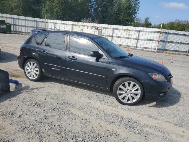 JM1BK34L381816263 - 2008 MAZDA SPEED 3 BLACK photo 4