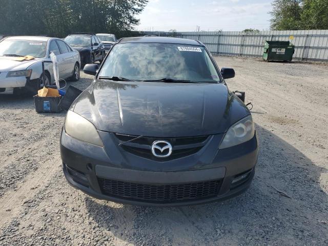 JM1BK34L381816263 - 2008 MAZDA SPEED 3 BLACK photo 5