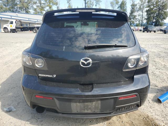 JM1BK34L381816263 - 2008 MAZDA SPEED 3 BLACK photo 6