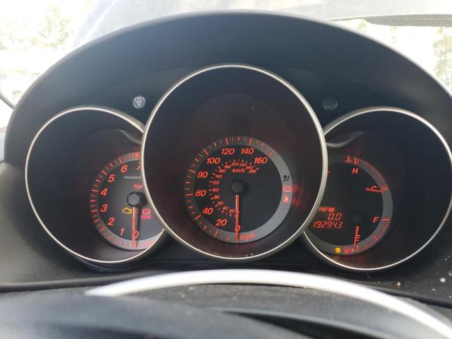 JM1BK34L381816263 - 2008 MAZDA SPEED 3 BLACK photo 9