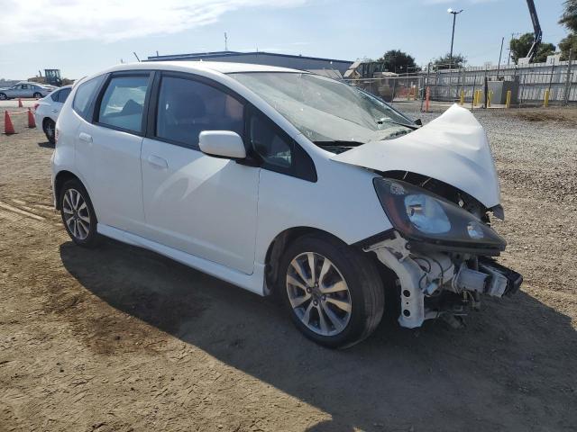 JHMGE8H57CC025512 - 2012 HONDA FIT SPORT WHITE photo 4