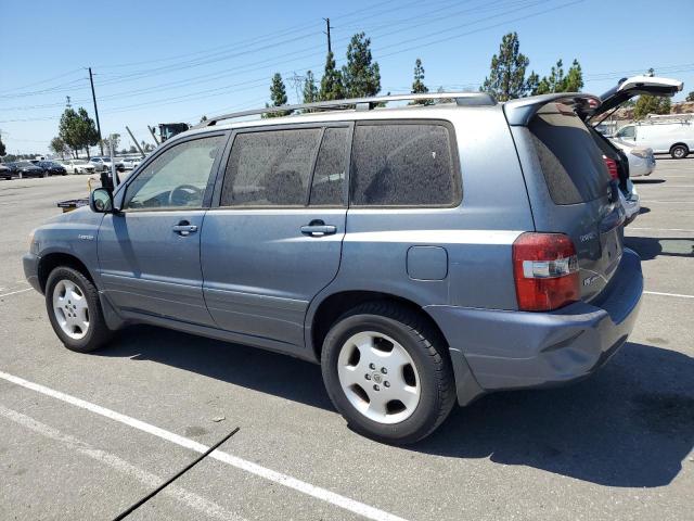 JTEEP21A350125565 - 2005 TOYOTA HIGHLANDER LIMITED BLUE photo 2