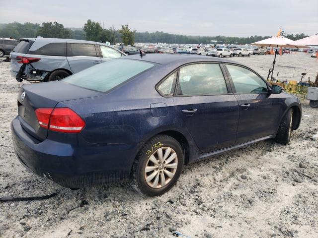 1VWAP7A31CC051718 - 2012 VOLKSWAGEN PASSAT S BLUE photo 3