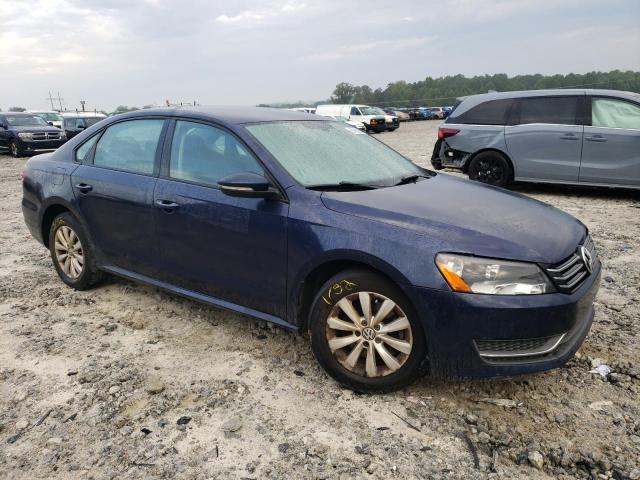 1VWAP7A31CC051718 - 2012 VOLKSWAGEN PASSAT S BLUE photo 4