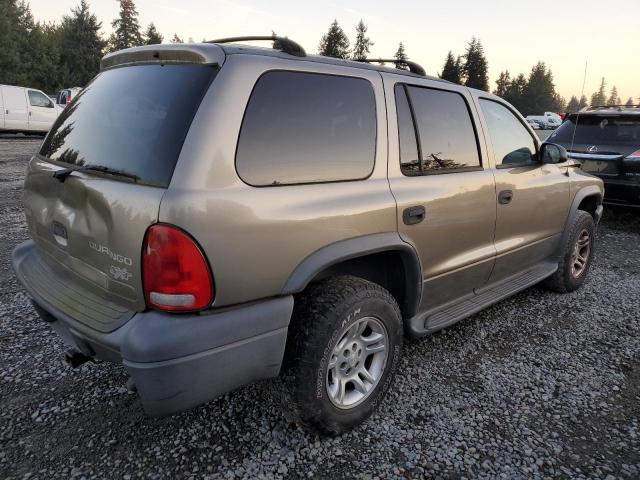 1D4HS38Z03F623169 - 2003 DODGE DURANGO SPORT BEIGE photo 3