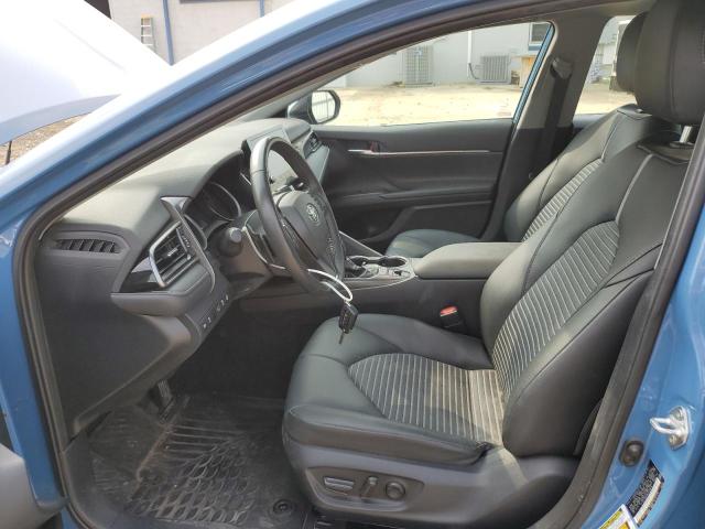 4T1G11BK9RU129646 - 2024 TOYOTA CAMRY SE NIGHT SHADE BLUE photo 7