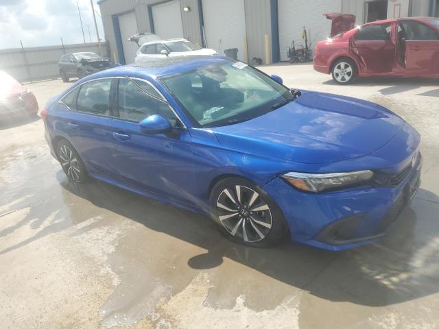 2HGFE1F72NH320611 - 2022 HONDA CIVIC EX BLUE photo 4