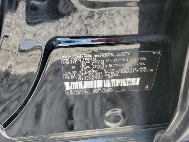 2T3DFREV5HW578403 - 2017 TOYOTA RAV4 LIMITED 黑色 照片 14