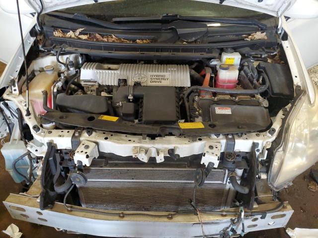 JTDKN3DU8D5568109 - 2013 TOYOTA PRIUS WHITE photo 11