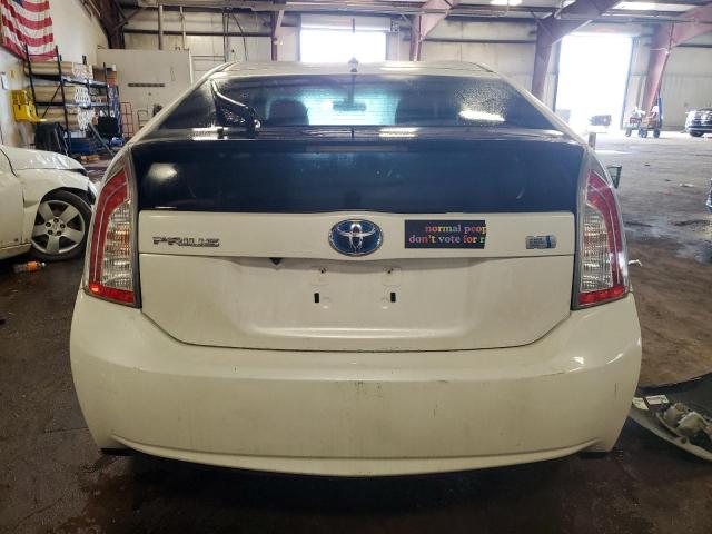 JTDKN3DU8D5568109 - 2013 TOYOTA PRIUS WHITE photo 6