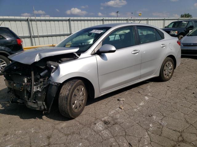 3KPA24AB2KE207635 - 2019 KIA RIO S SILVER photo 1