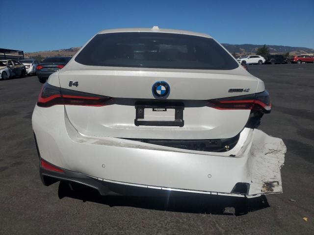WBY73AW01NFM83830 - 2022 BMW I4 EDRIVE 40 WHITE photo 6