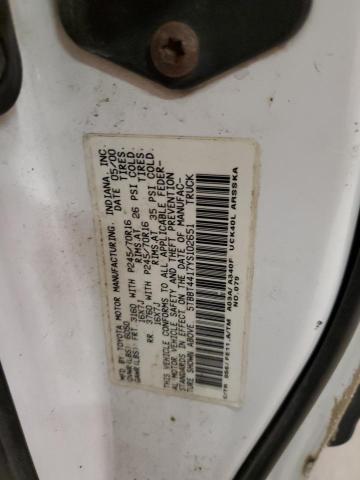 5TBBT4417YS102651 - 2000 TOYOTA TUNDRA ACCESS CAB 黄色 照片 12