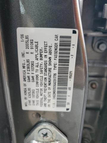 1HGCM66506A031776 - 2006 HONDA ACCORD EX TAN photo 13