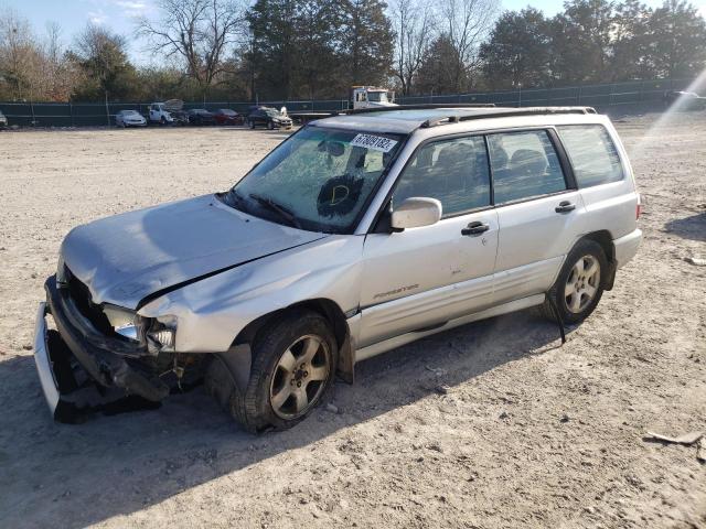 JF1SF65632H728767 - 2002 SUBARU FORESTER S SILVER photo 1