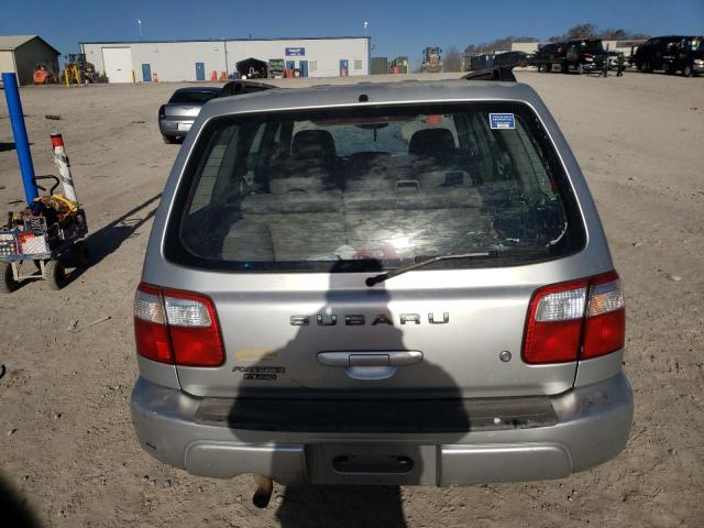 JF1SF65632H728767 - 2002 SUBARU FORESTER S ვერცხლისფერი ფოტო 6