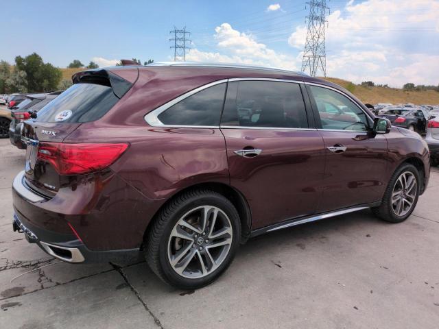 5FRYD4H94HB034682 - 2017 ACURA MDX ADVANCE MAROON photo 3