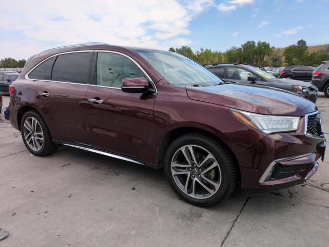 5FRYD4H94HB034682 - 2017 ACURA MDX ADVANCE MAROON photo 4
