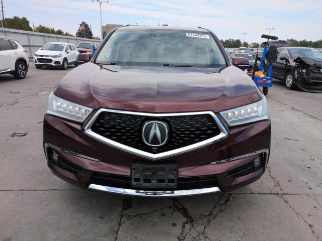 5FRYD4H94HB034682 - 2017 ACURA MDX ADVANCE MAROON photo 5