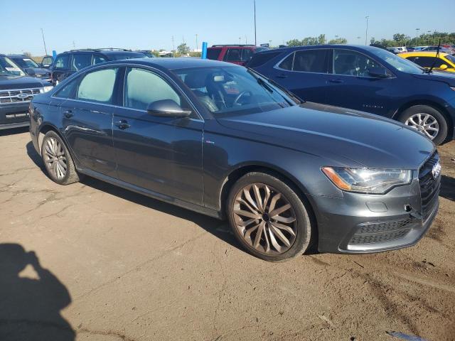 WAUHMAFC6EN022008 - 2014 AUDI A6 PRESTIGE GRAY photo 4