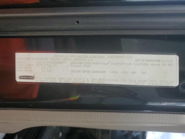 3AKJGLD54GSGW3877 - 2016 FREIGHTLINER CASCADIA 1 BLACK photo 10