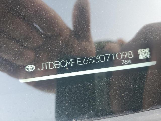 JTDBCMFE6S3071098 - 2025 TOYOTA COROLLA LE თეთრი ფოტო 12