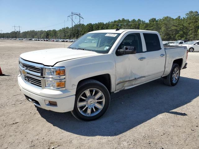 3GCUKTEC4EG327505 - 2014 CHEVROLET SILVERADO K1500 HIGH COUNTRY CREAM photo 1