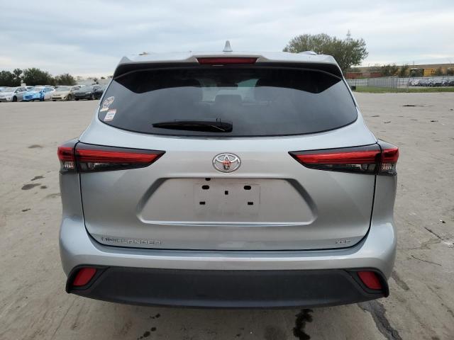 5TDGZRAH8MS059443 - 2021 TOYOTA HIGHLANDER XLE ვერცხლისფერი ფოტო 6