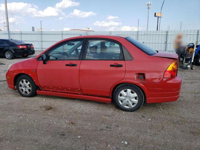 JS2RA41S235159207 - 2003 SUZUKI AERIO S RED photo 2