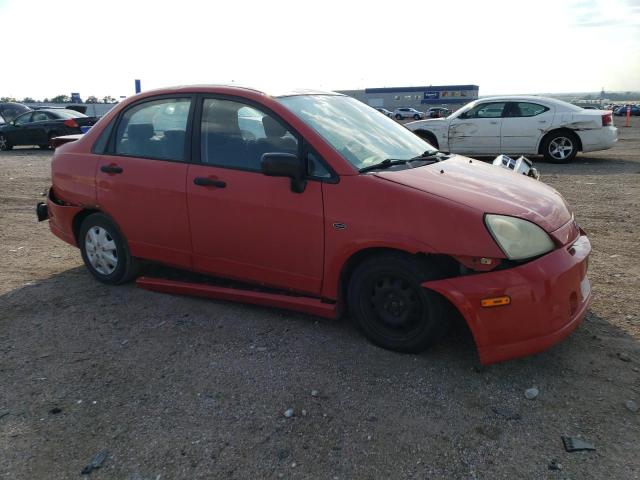 JS2RA41S235159207 - 2003 SUZUKI AERIO S RED photo 4