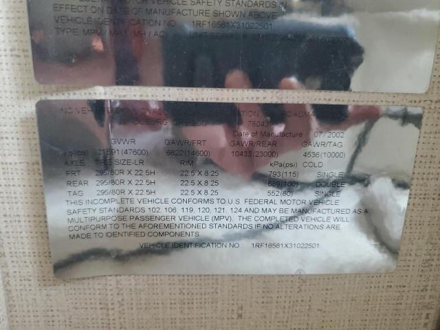 1RF16561X31022501 - 2003 ROADMASTER RAIL MONOCOQUE BROWN photo 10