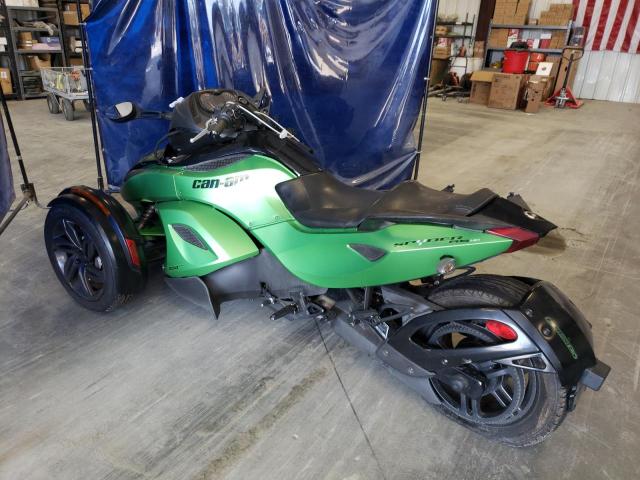 2BXNAAC18DV000358 - 2013 CAN-AM SPYDER ROA RS GREEN photo 3