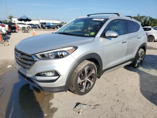 KM8J33A20JU807377 - 2018 HYUNDAI TUCSON VALUE SILVER photo 1