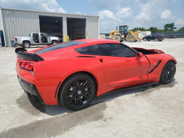 1G1YA2D70H5117751 - 2017 CHEVROLET CORVETTE STINGRAY 1LT RED photo 3