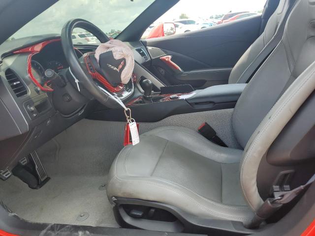 1G1YA2D70H5117751 - 2017 CHEVROLET CORVETTE STINGRAY 1LT RED photo 7