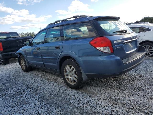 4S4BP61C987320397 - 2008 SUBARU OUTBACK 2.5I BLUE photo 2