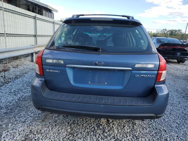 4S4BP61C987320397 - 2008 SUBARU OUTBACK 2.5I BLUE photo 6