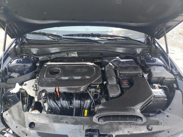 5XXGU4L36GG016714 - 2016 KIA OPTIMA EX BLUE photo 11