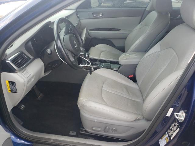 5XXGU4L36GG016714 - 2016 KIA OPTIMA EX BLUE photo 7