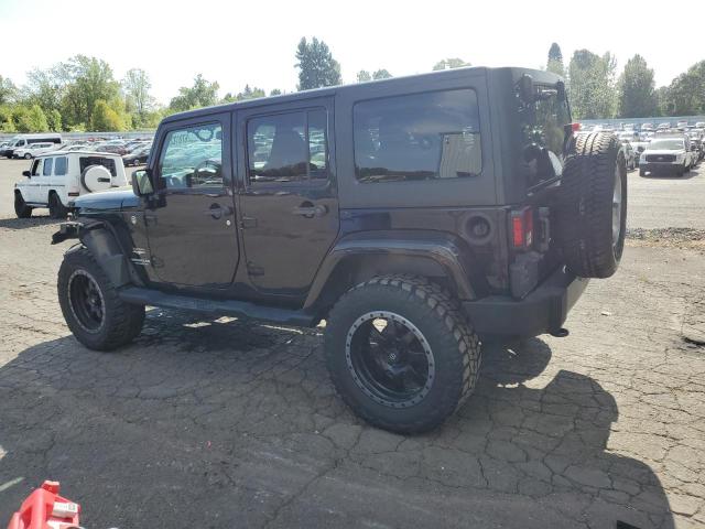 1C4BJWEG2DL687064 - 2013 JEEP WRANGLER U SAHARA შავი ფოტო 2