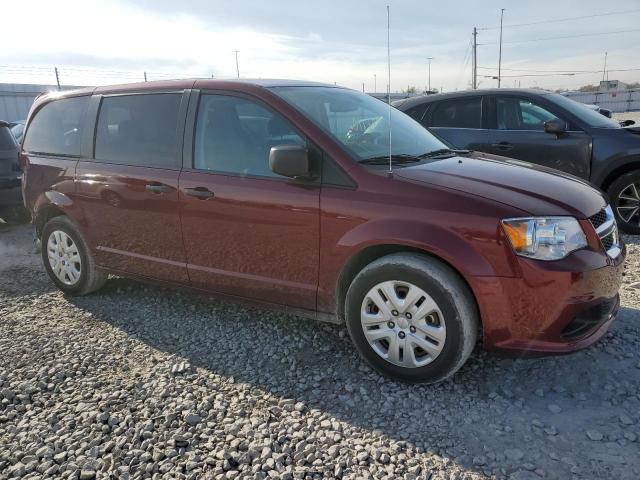 2C4RDGBG1KR602753 - 2019 DODGE GRAND CARA SE MAROON photo 4