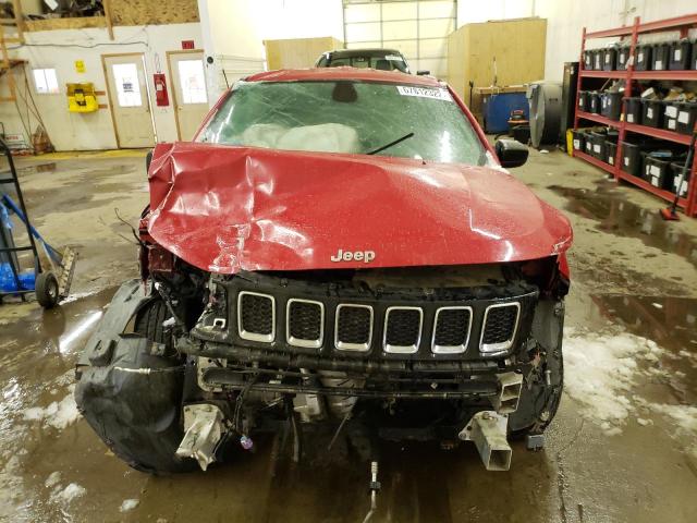 3C4NJDAB2JT464938 - 2018 JEEP COMPASS SPORT RED photo 5