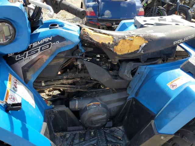 4XASEA504HA629895 - 2017 POLARIS SPORTSMAN 450 H.O. BLUE photo 9