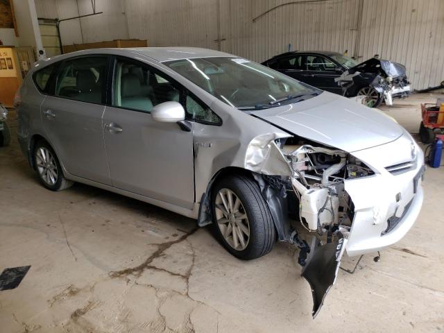 JTDZN3EU5E3319065 - 2014 TOYOTA PRIUS V SILVER photo 4