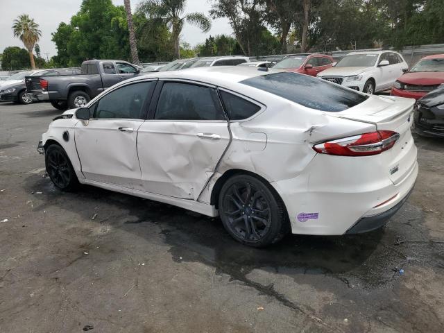 3FA6P0SU9KR251873 - 2019 FORD FUSION TITANIUM Ақ фото 2